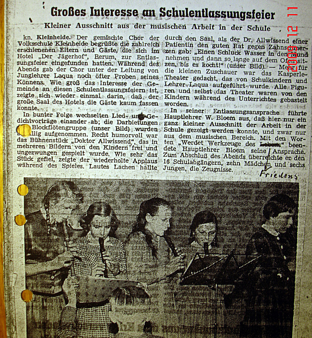 Entlassungsfeier